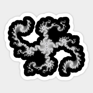 Fractal spiral Sticker